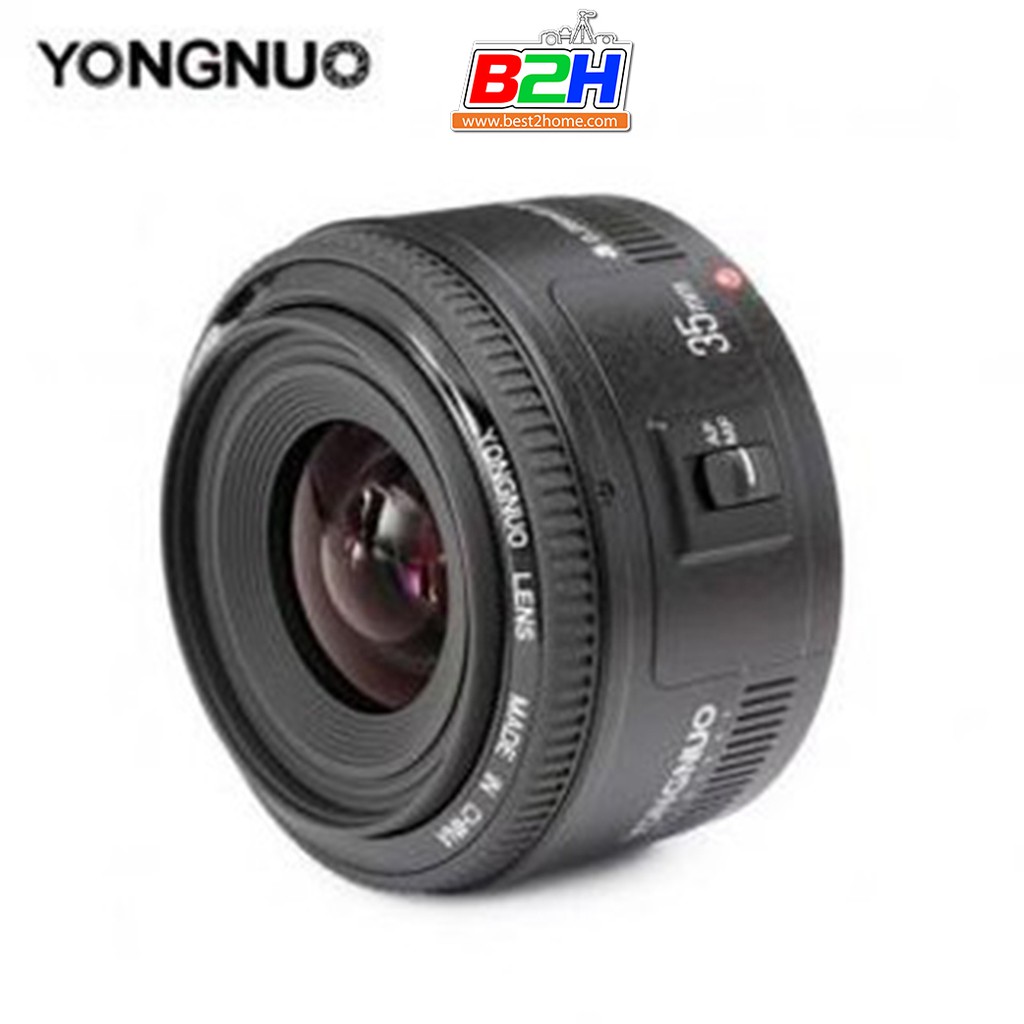 LENS  YONGNUO YN 35mm F2 for Canon EF Mount เลนส์ตัวนี้เหมาะ ถ่ายคนหน้าชัดหลังเบลอ ประกันศูนย์ในไทย 1 ปี