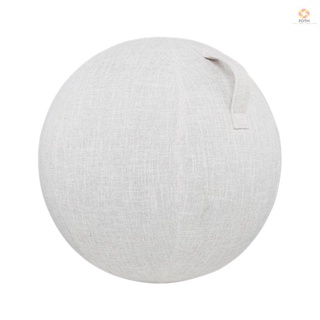 COD 55cm/65cm/75cm Cotton+Linen Protective Yoga Ball Cover Exercise Ball Protection Skin Wrap Accessory