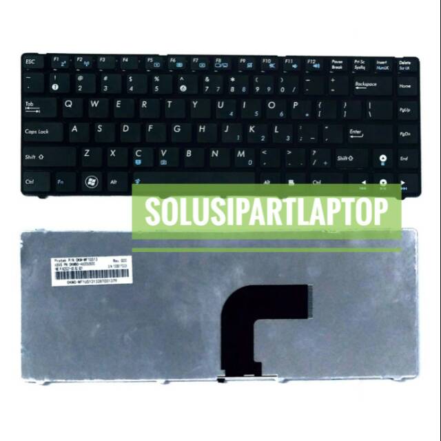 SIKU ASUS K43 A43S A43SJ คีย์บอร์ดกรอบ
