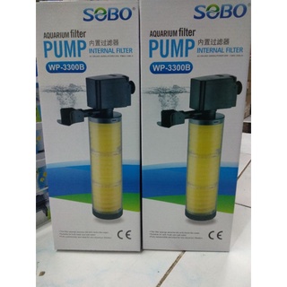 SOBOปั๊มน้ำกรองในตู้ปลาพร้อมกระบอกกรองน้ำWP3300B