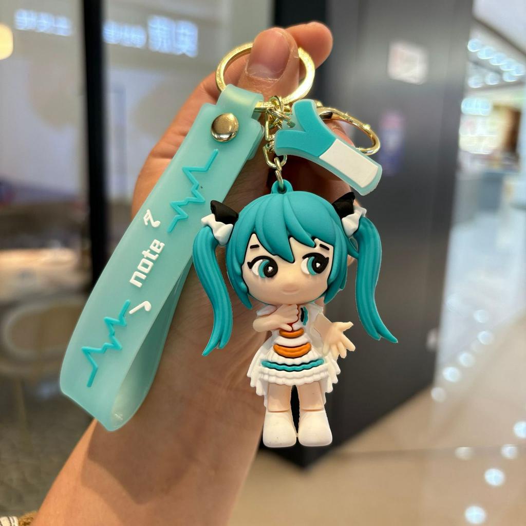 พวงกุญแจ จี้ตุ๊กตา Hatsune Miku รุ่นที่สอง เหมาะกับของขวัญ สําหรับห้อยกระเป๋านักเรียน รถยนต์