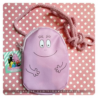 กระเป๋า คล้องคอใบเล็ก มีซิปด้านบน ลาย Barbapapa ของแท้จากญี่ปุ่น