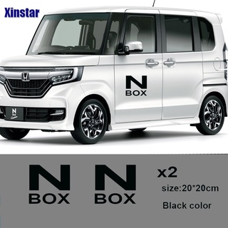 《พร้อมส่ง》สติกเกอร์ติดประตูรถยนต์ สําหรับ Honda N-BOX Nbox Auto Accessories 2 ชิ้น