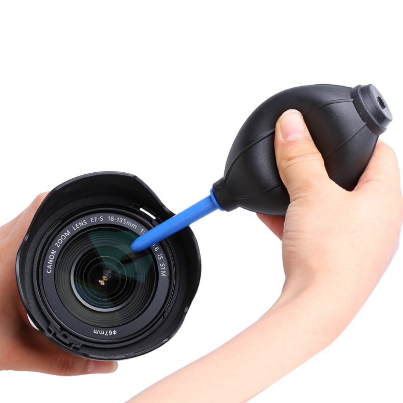 3 in 1 ชุดทําความสะอาดเลนส ์ DSLR VCR กล ้ องฝุ ่ นปากกา Blower Wiper ผ ้ าชุด