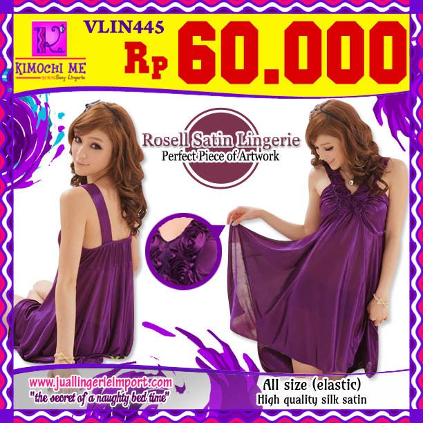 UNGU ชุดชั้นในสีม่วงเซ็กซี่ (VLIN445) - By Kimochi Me