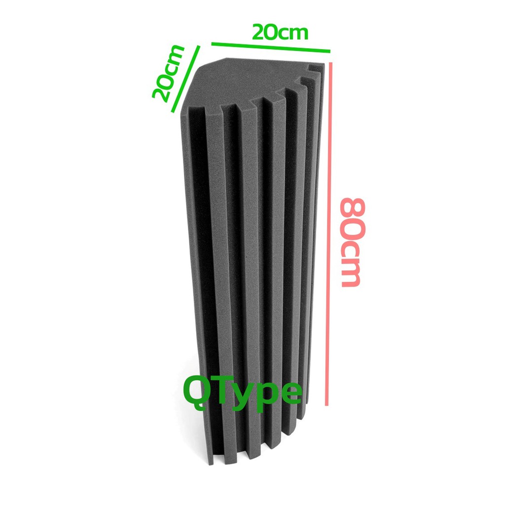 เบสแทรป แผ่นเข้ามุม ฟองน้ำซับเสียง ขนาด 60-80 cm (by TNC Acoustic)