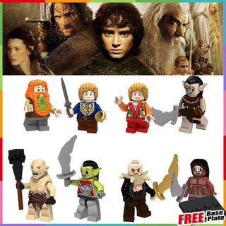 ฟิกเกอร์ Bilbo Baggins Hobbit Bombur Dwarf Warrior Goblin Orc Legion ขนาดเล็ก ของเล่นสะสม ของขวัญ สําหรับเด็ก