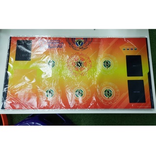 แผ่นยางสำหรับรองเล่นการ์ด (Rubber Mat) ภาคV ไทย สนามสีส้ม (V.6)