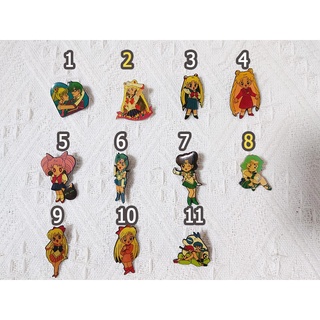 Sailormoon Ranma1/2 เข็มกลัด เข็มหมุด เซเลอร์มูน รันม่า1/2 น่ารัก หายาก