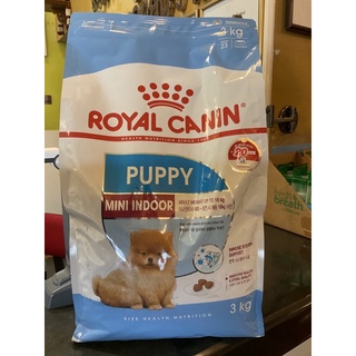 Royal Canin Mini Indoor Puppy 3.0 kg. อาหารสำหรับลูกสุนัขพันธุ์เล็ก อายุ2- 10 เดือนและเลี้ยงในบ้าน