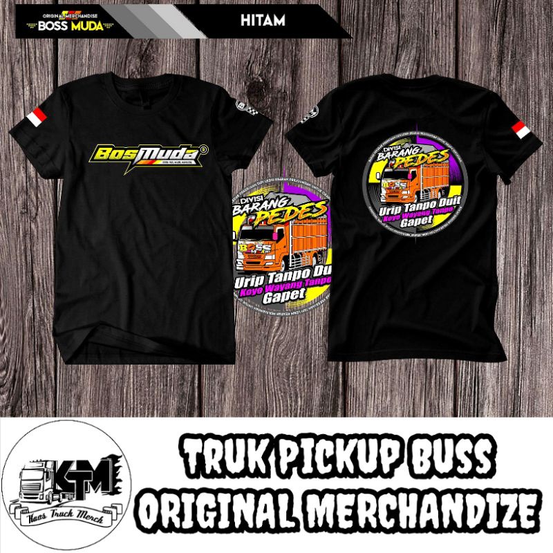 เสื้อยืดรถบรรทุก Young Boss Urip Tanpo Duwit Koyo Wayang Tanpo Gapit / Pesona Young Boss Dump Truck 