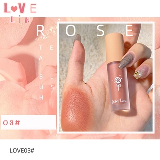 【Lovelin】Faiccia บลัชออนแมทท์กํามะหยี่สีนู้ดเครื่องสําอางสําหรับแต่งหน้า