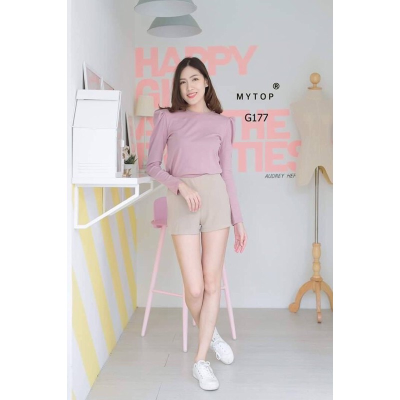Saleเสื้อยืดแขนยาวงานป้ายmy top