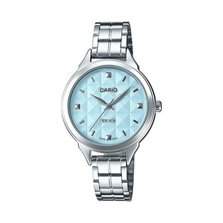 Casio นาฬิกาข้อมือผู้หญิง รุ่น LTP-1392D-2AVDF-สีเงิน