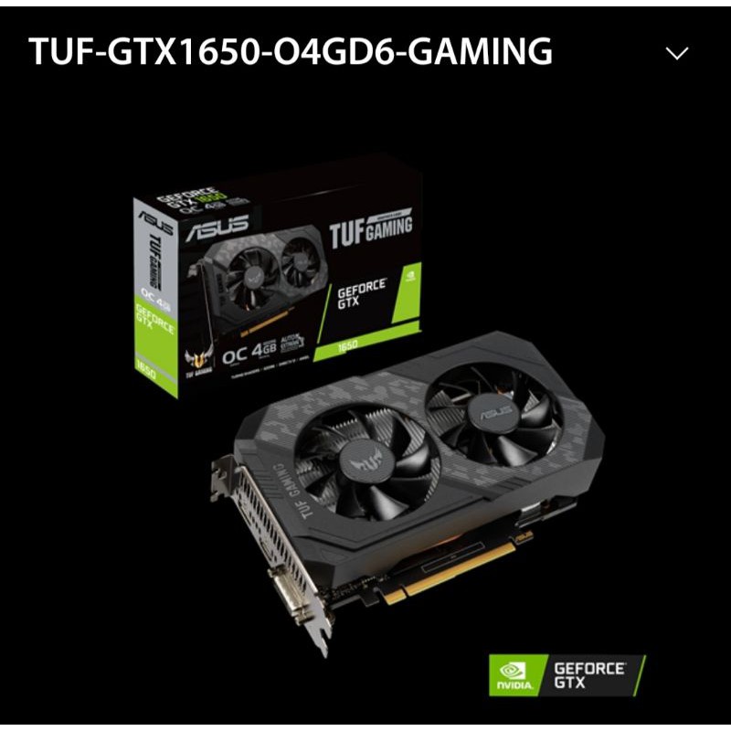VGA  การ์ดจอ   ASUS GTX1650 4G