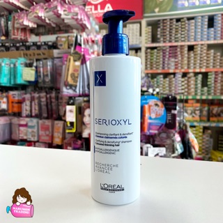 LOREAL Serioxyl Clarifying Shampoo Coloured Thinning Hair 250ml สำหรับผมทำสี