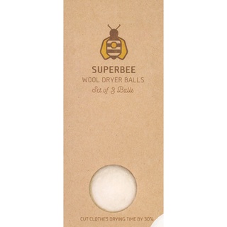 SuperBee - Wool Dryer Balls ซููเปอร์บี  – ลูกบอลอบผ้า (175 g)