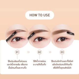 พาเลทเขียนคิ้ว เบบี้ ไบร์ท Baby Bright Draw & Bright Brow Palette 0.86g.