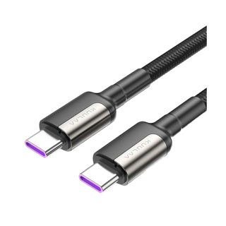 Kuulaa สายชาร์จเร็ว 100W Pd USB Type C To Type C Qc 4.0 สำหรับแล็ปท็อป Macbook2020