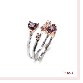 แหวนเงินแท้ Love finds ♡Lida Jewelry♡ เครื่องประดับ ของขวัญ