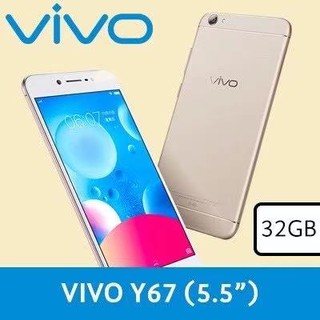 VIVO Y67,เครื่องใหม่ของเเท้100% RAM4GB ROM32GB จอ5.5"(ของแท้)เเถมฟรีเคสใส+ฟิล์ม ประกันร้าน 1ปี  EXPRESS A380