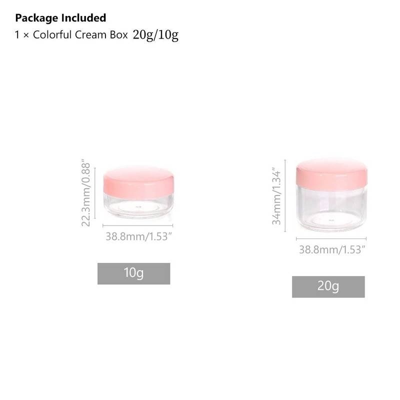 [Beauty] กระปุกเปล่าพลาสติกใส ขนาดเล็ก แบบพกพา 10 กรัม 20 กรัม สําหรับใส่เครื่องสําอาง อายแชโดว์ ครีม ลิปบาล์ม เดินทาง และออกนอกบ้าน ราคา ถูกที่สุด ดีลบีเคเค แกลเลอรีภาพที่ 8