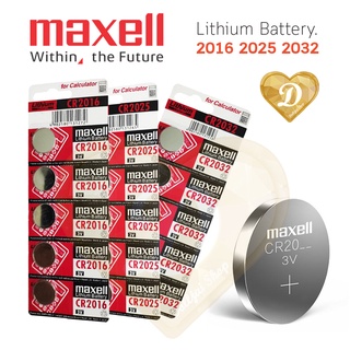 ถ่าน Maxell ถ่านไบออส ถ่านกระดุม  ถ่าน CR2032 CR2025 CR2016 Batteries