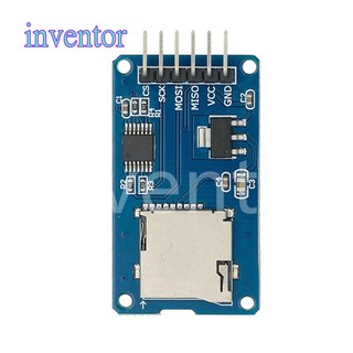 1 ชิ้น Micro SD card mini TF card reader โมดูลอินเทอร์เฟซ SPI พร้อมชิปแปลงระดับสำหรับ arduino