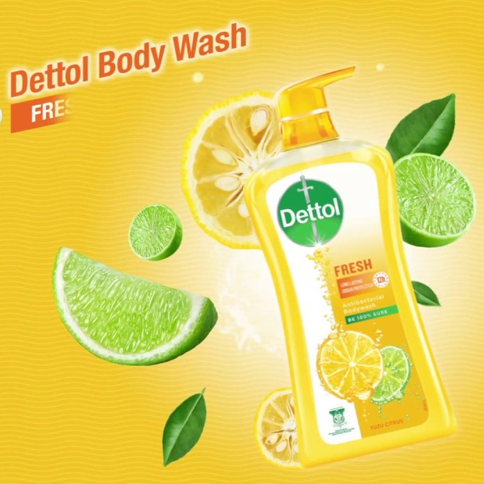 Dettol Refreshing Yuzu Citrus Shower Gel 500ml