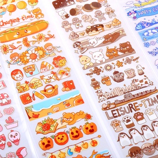 สติ๊กเกอร์ตัวละครญี่ปุ่นน่ารัก Diy สําหรับติดตกแต่งสมุดไดอารี่