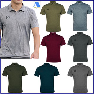 ส่งฟรี ลดล้างสตอคสู้โควิด!!! มีปลายทาง เสื้อโปโลสีล้วน เสื้อโปโล WARRIX WA-PLA331 วอริกซ์ วาริกซ์ SIDE STRIPC แท้100%