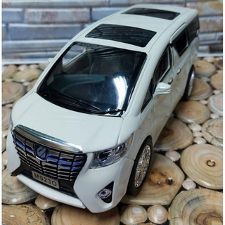 โมเดลรถเหล็ก Toyota Alphard สเกล1:24