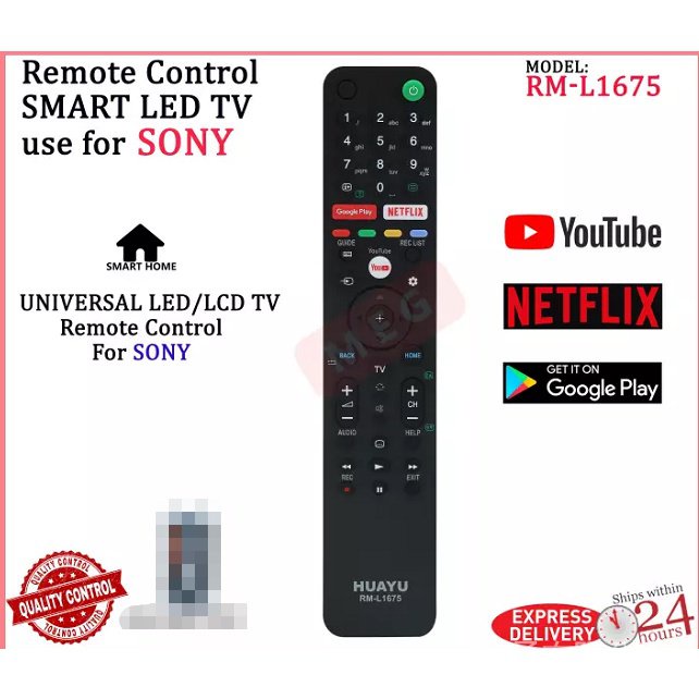 สําหรับ Sony Unversual RM-L1675 เปลี่ยนทํางาน SONY RM-GA011 RM-GA020 RM-ED011 RM-ED013 RM-GA015 RM-G