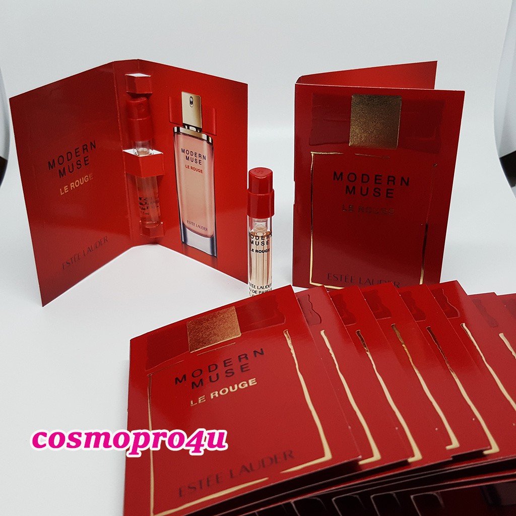 ไวออล vial น้ำหอม ESTEE Modern Muse Le Rouge EDP หลอด 1.5ml ซองสีแดง เอสเต้ โมเดิร์นมิวส์เลอรูจ Frui