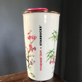 แก้ว Starbucks Double-Wall Ceramic Mug VIVIENNE TAM+STARBUCKS2016 ขนาด 12oz