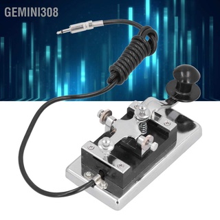 Gemini308 รหัสมอร์ส CW เครื่องช่วยสอนการสื่อสารทางวิทยุคลื่นสั้น แบบคีย์หนักมือโทรเลข HY‑K4