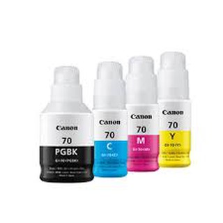 Canon หมึกอิงค์เจ็ท GI 70 4 สี (Black/Cyan/Magenta/Yellow) + ฟรีหมึกสีดำ รุ่น GI-70