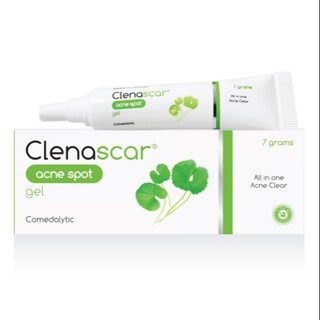 CLENA SCAR ACNE SPOT GEL 7G (เขียว)ทาสิวแผลเป็น (SILICONE+VIT C)