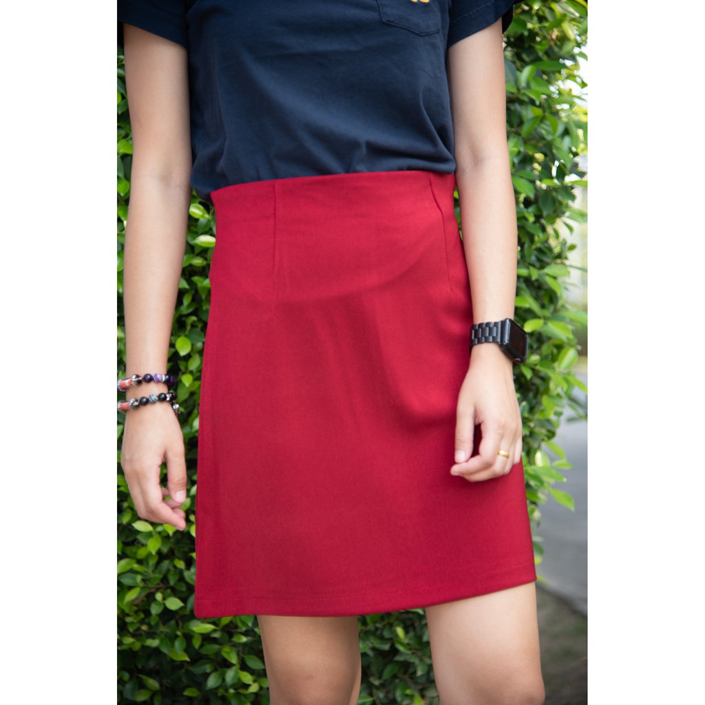 กระโปรงผ้าฮานาโกะ ทรงเอ 2XL 3XL ไม่มีกระเป๋า สินค้าพร้อมส่งมีสต๊อกสินค้า - รูปที่ 3