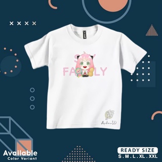 เสื้อยืดโอเวอร์ไซส์เสื้อยืด ลายการ์ตูนอนิเมะ Anya Forger Spy X Family สําหรับเด็กS-3XL