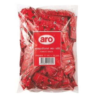 aro Tomato Sauce 10 g x 100 sachets เอโร่ ซอสมะเขือเทศ 10 กรัม x 100 ซอง