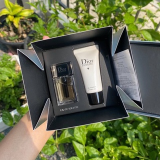 Dior Homme  edt. 10ml +Shower gel 20ml. ของแท้100%