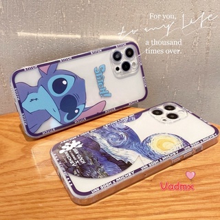 เคสโทรศัพท์มือถือแบบนิ่ม ใส ลายการ์ตูนมิกกี้เมาส์ สติตช์ สําหรับ Vivo Y11 Y12 Y13 Y15 Y17 Y19 X70 X60 X50 X30 Pro V11i X27 X21 UD X20 X9 IQOO Z5 S1 Pro Y9S