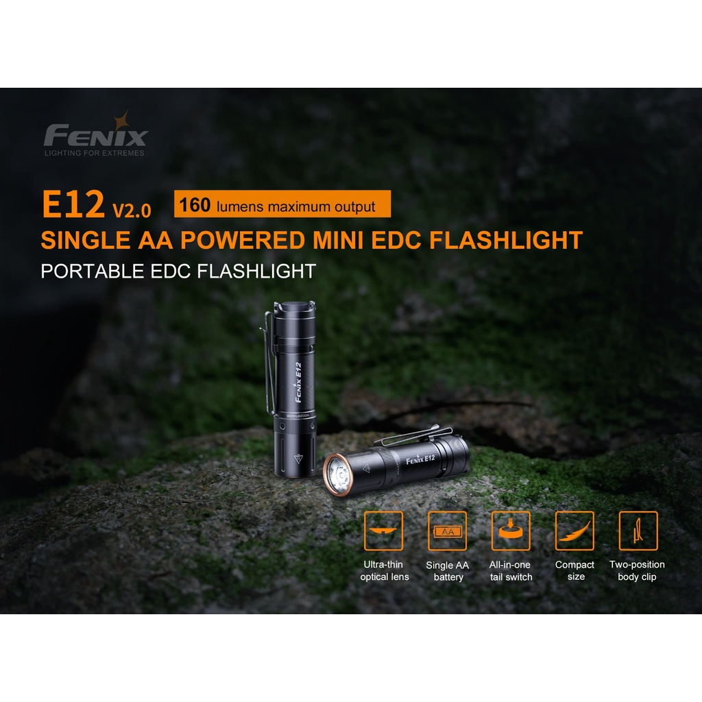 ไฟฉาย Fenix รุ่น E12 V2.0