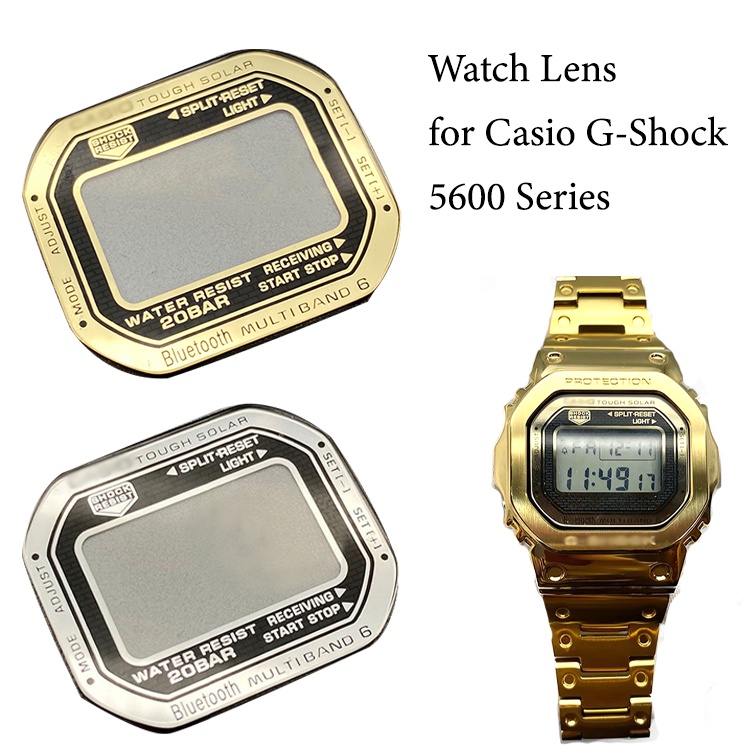 สายนาฬิกาข้อมือกระจกนิรภัย สําหรับ Casio G-shock DW-5600 Series GW-B5600 GB-5600 GWX-5600 DW-5025