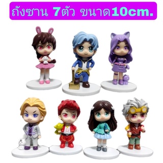 โมเดล ตำนานจอมยุทธ์ภูต ถังซาน 7-8ตัว (ขนาด5cm.-10cm.)