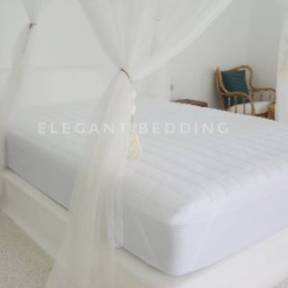 Elegant Bedding ผ้ารองกันเปื้อนที่นอน รุ่นรัดมุม รัดได้สูง14 นิ้ว รัดคลุม 4 ด้าน  (หนา นุ่ม พิเศษ)