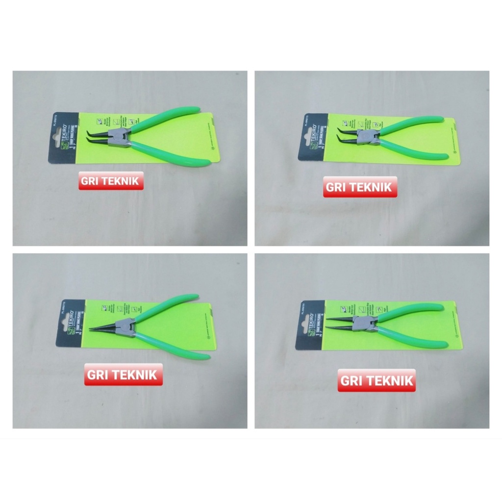 TEKIRO 7" SNAP RING PLIERS / TEKIRO SPRING RING PLIERS / SNAP RING PLIERS