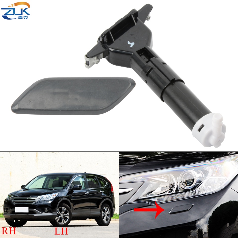 ZUK Front Headlight Wahser Nozzle Cover For HONDA CRV Asian 2012-2014 RM For CRV Euro 2007-2011 RE Headlamp Cleaning Jet