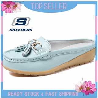 [พร้อมส่ง] *Skechers__go Walk Arch Fit รองเท้าแตะโลฟเฟอร์ ส้นแบน แบบสวม สําหรับผู้หญิง ผู้ชาย